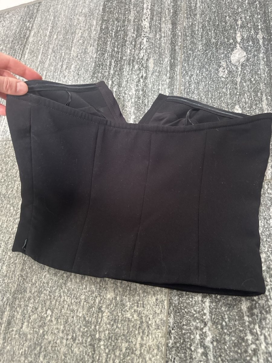 Top: NEXT Black Corset Top - Size 8 - Excellent Condition! – Nuovo (secondo la descrizione) da Sementina venduto da NinaDel 4