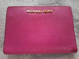 Portefeuille rose Michael Kors 