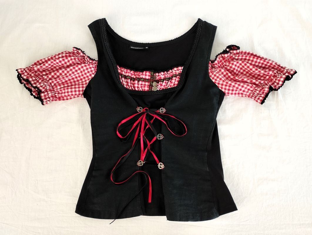 Top: STOCKERPOINT Dirndl Oberteil Grösse 42 – Usato da Schübelbach venduto da Restwert_Schubelbach 7