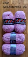 Resten-Wolle Trio Sportival 200g Rosa Nadelstärk 3-3,5