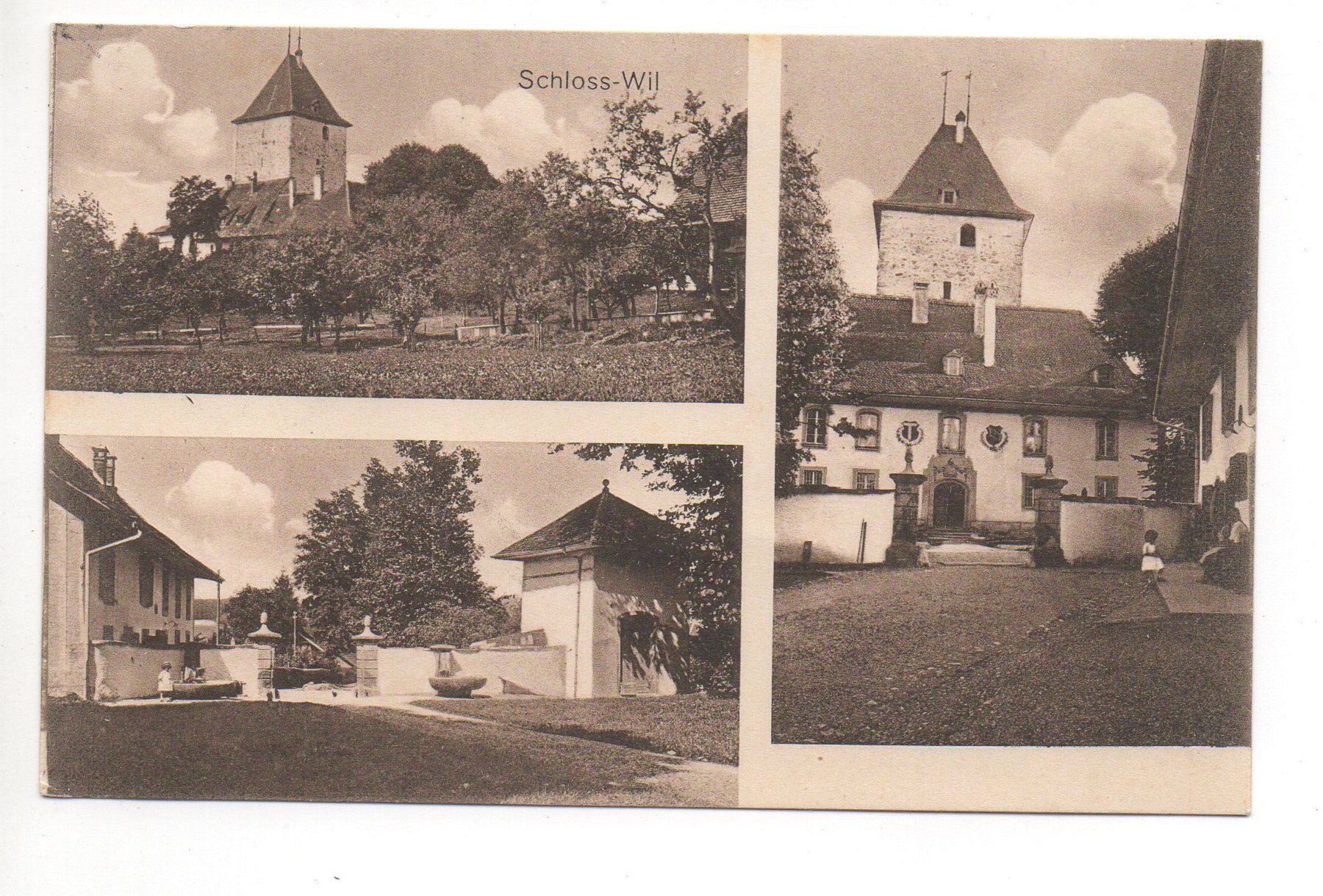Ansichtskarten: 3-Bild-AK SCHLOSSWIL – Gebraucht aus Jona von philajona
