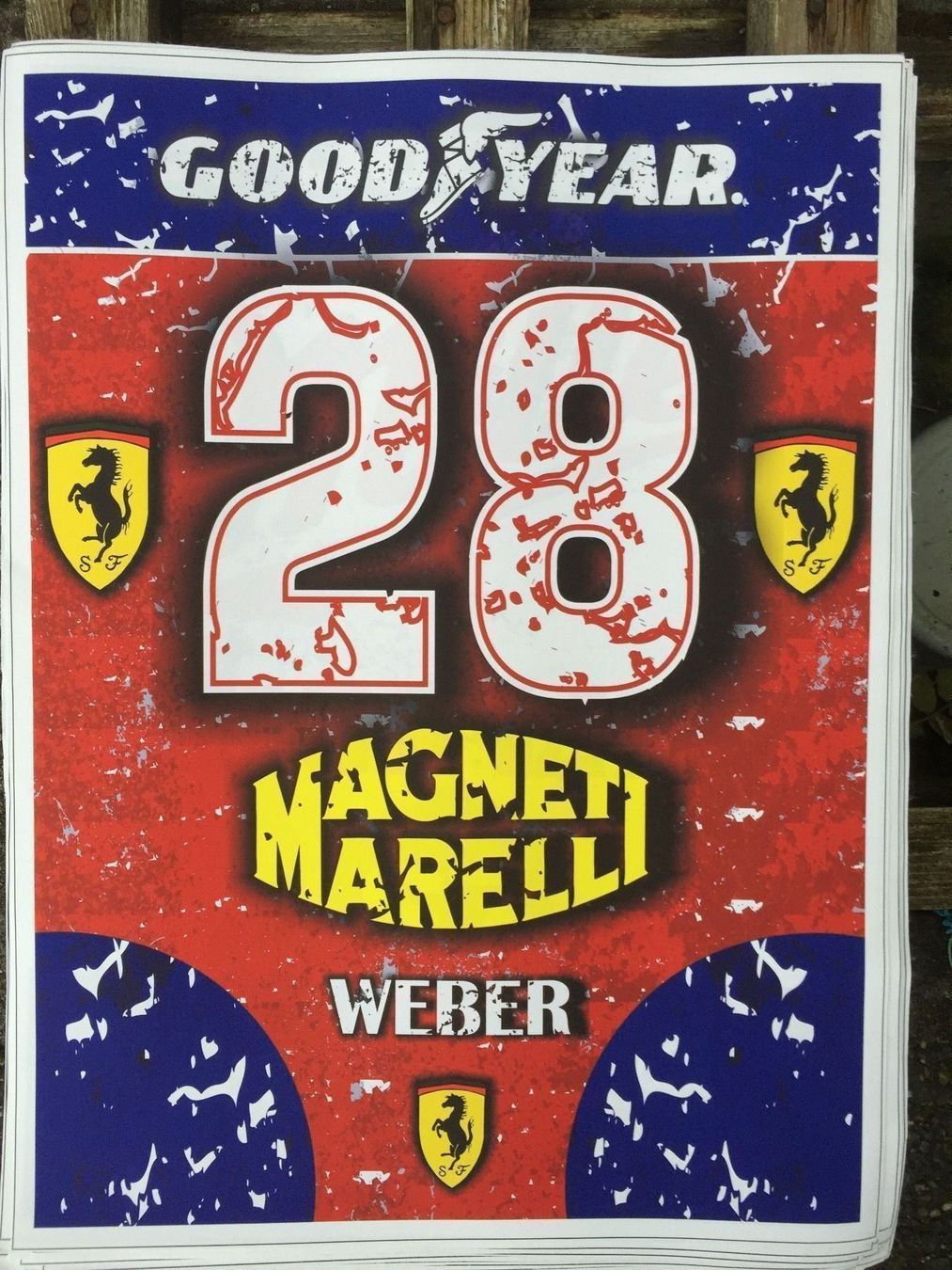 Carte collezionabili: goodyear 28 ferrari magnet marelli – Nuovo (secondo la descrizione) da Reinach AG venduto da rares75