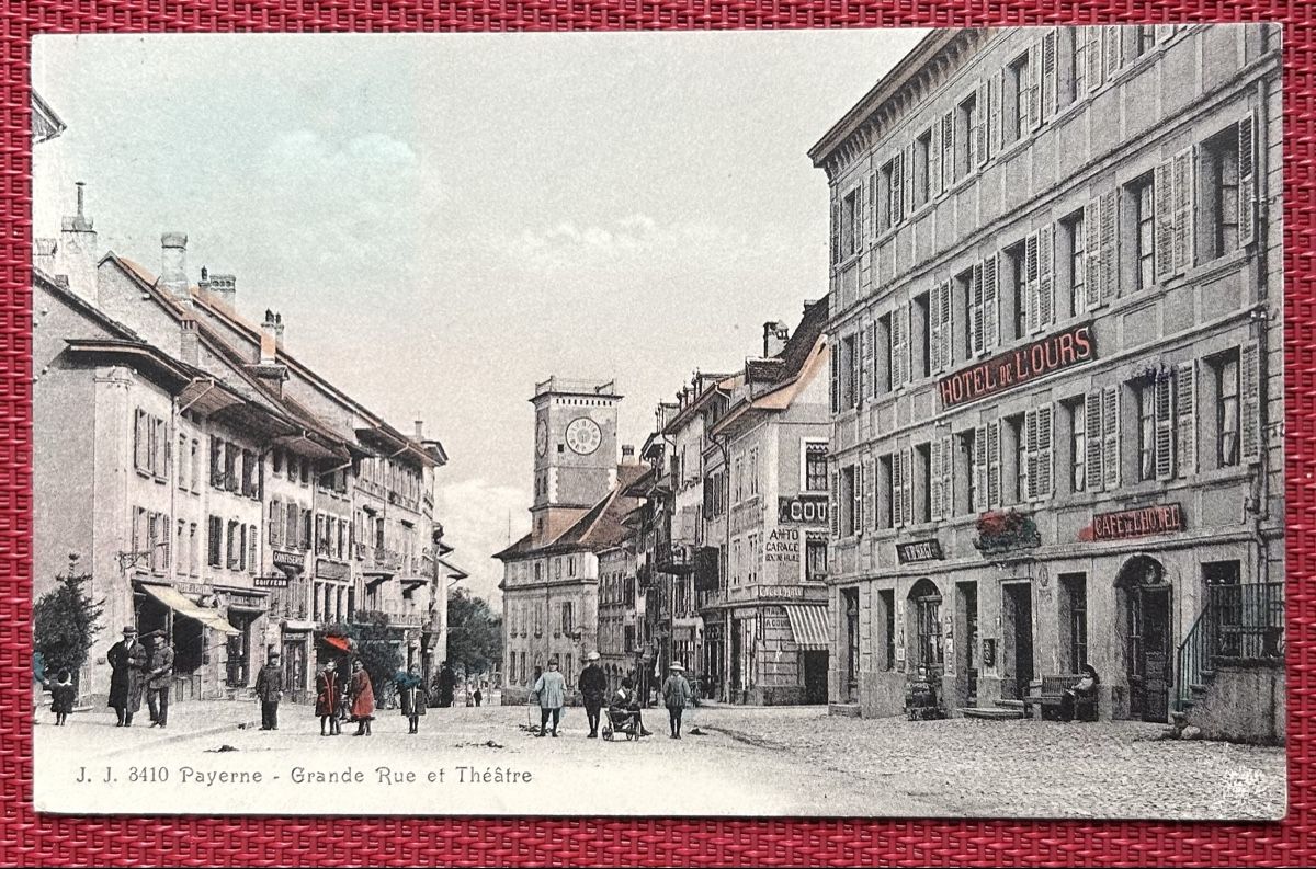 Cartoline postali: Payerne Grand Rue – Usato da Horw venduto da Tellbub