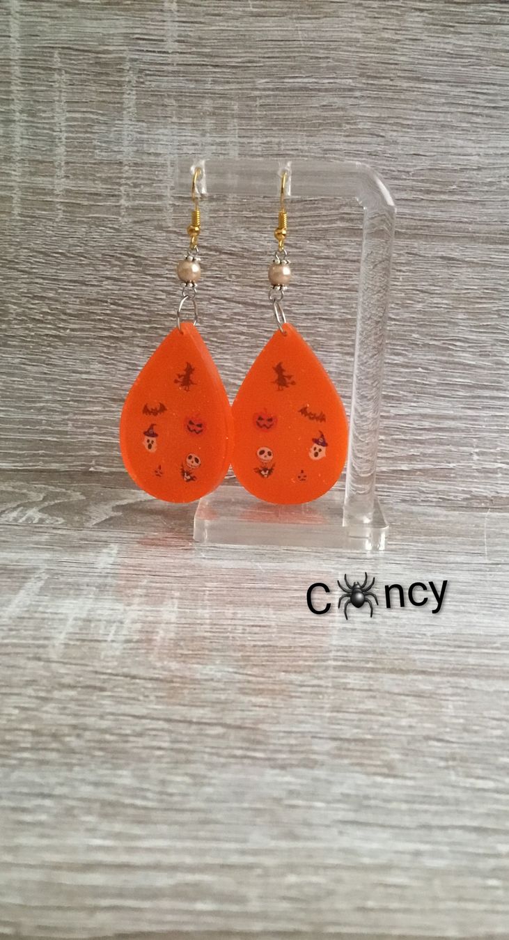 Orecchini pendenti & Orecchini a lobo: boucle d’oreille Halloween  – Nuovo (secondo la descrizione) da Genève venduto da mir_qfr5 2