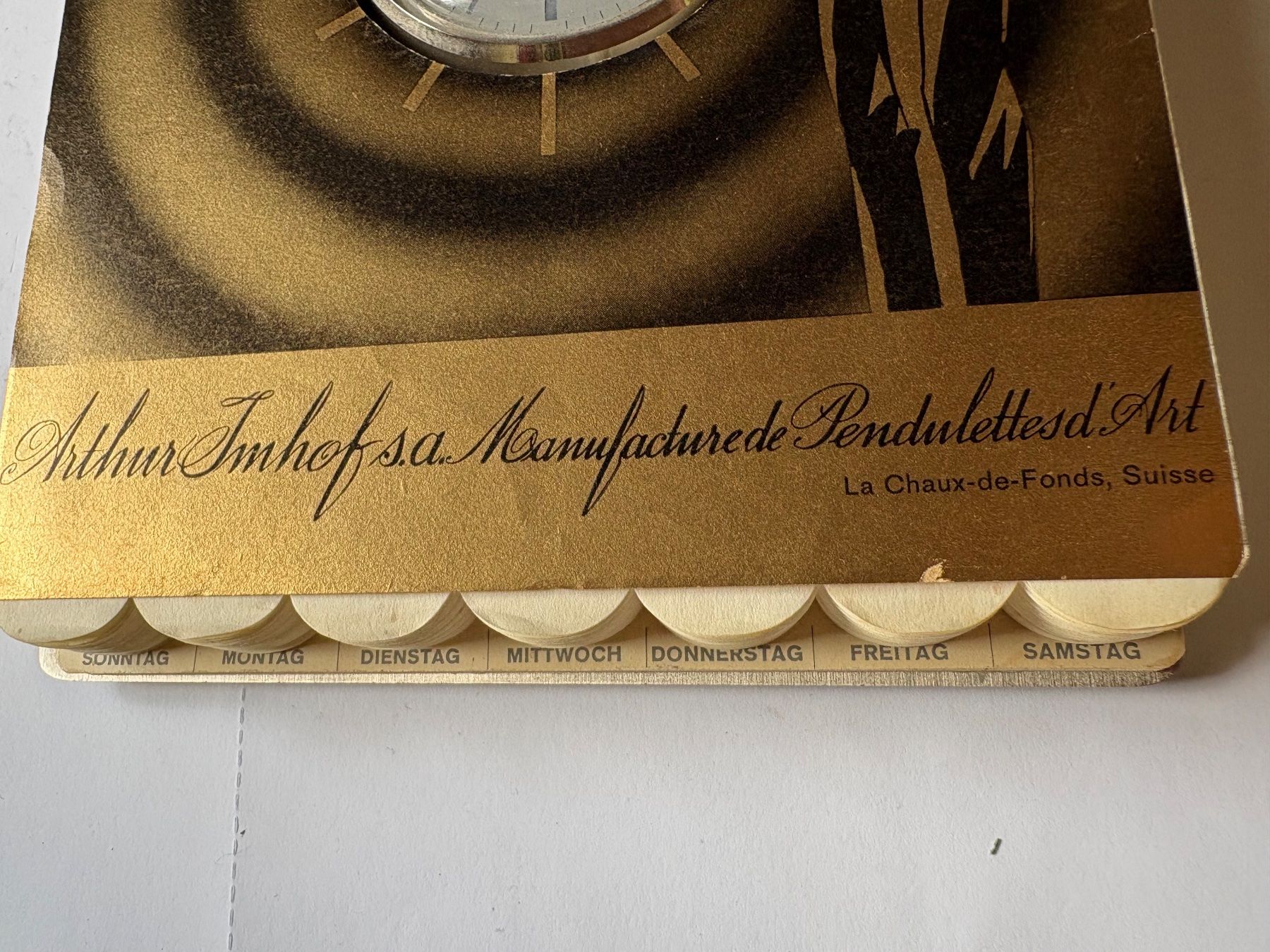 Imhof Orologi: Imhof  Tischkalender  " Neu " – Difettoso da Gonten venduto da luegemol 2