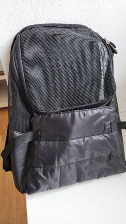 Haustier Hunde Rucksack schwarz für kleine Tiere neu