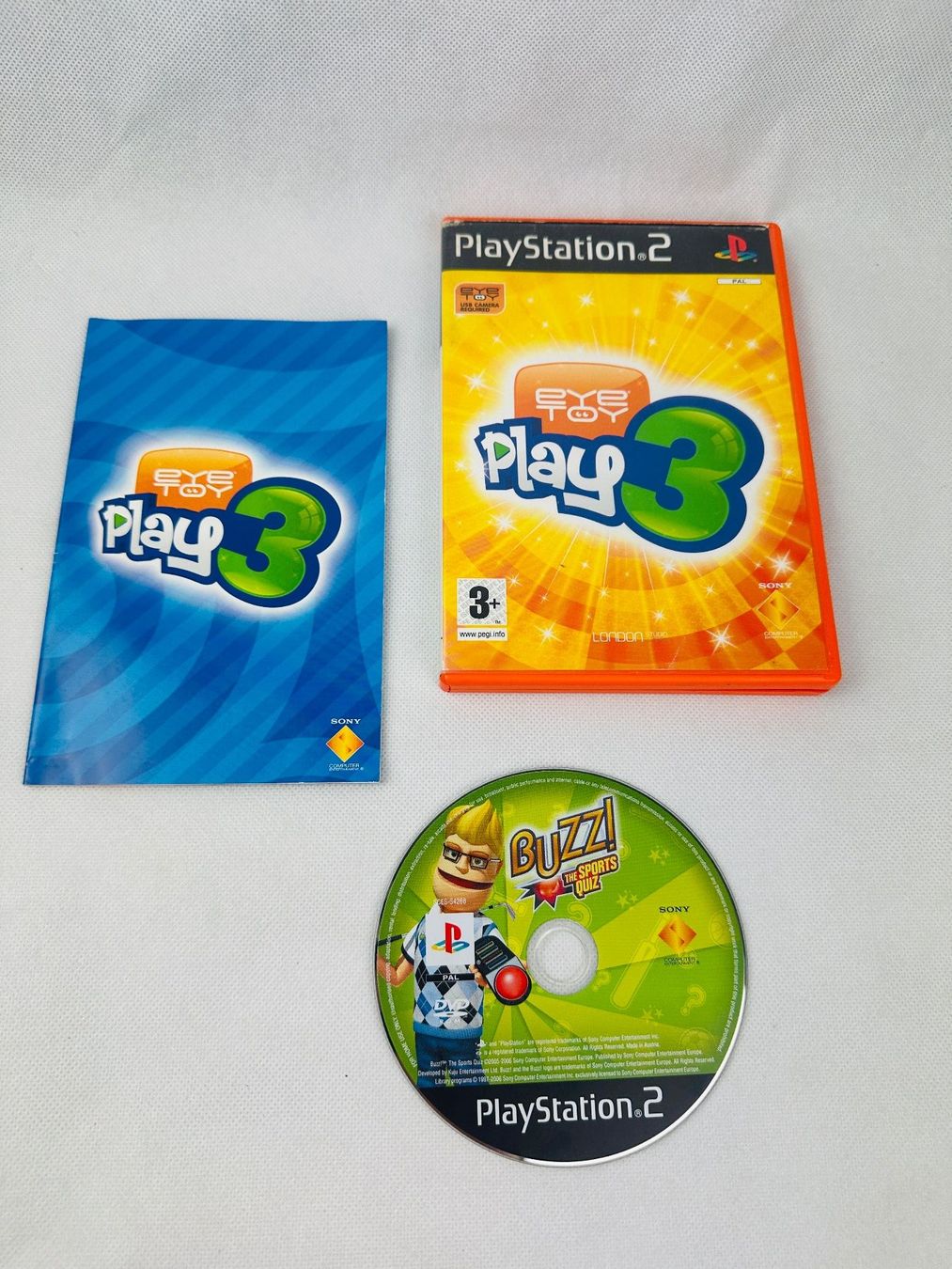 Sony Konsolen: PS2 Konsole FAT Kabel + Controller + Memory Card + 19 Spiele – Gebraucht aus Kappel SO von MyFunBox 8