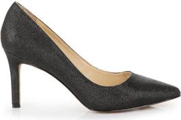 Schwarze Buffalo Pumps mit wenig Silber Gr. 36 - 211011
