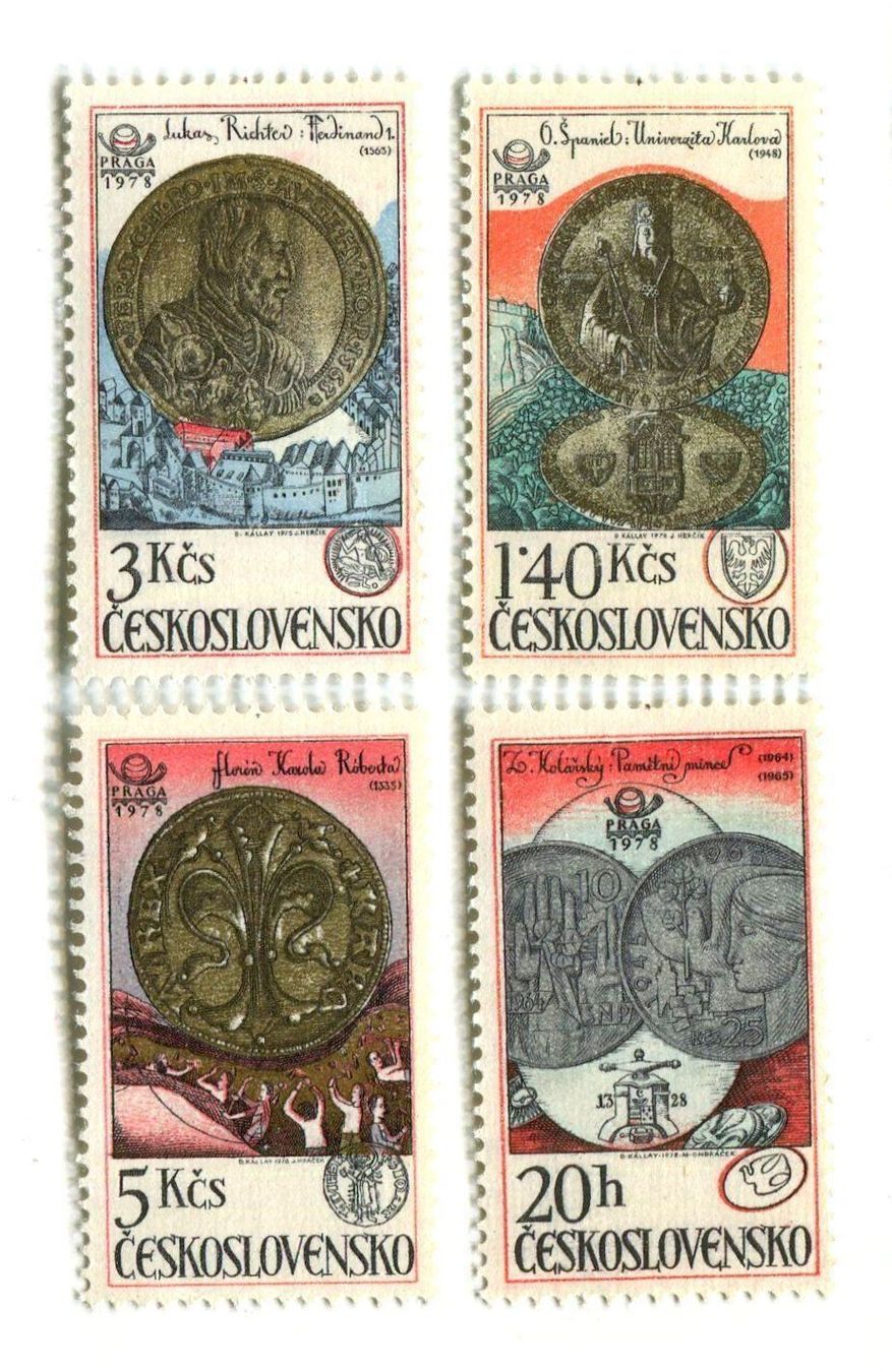 Tutti i francobolli: Briefmarken "Münzen". Tschechoslowakei – Nuovo e nell'imballaggio originale da Basel venduto da Butsch5