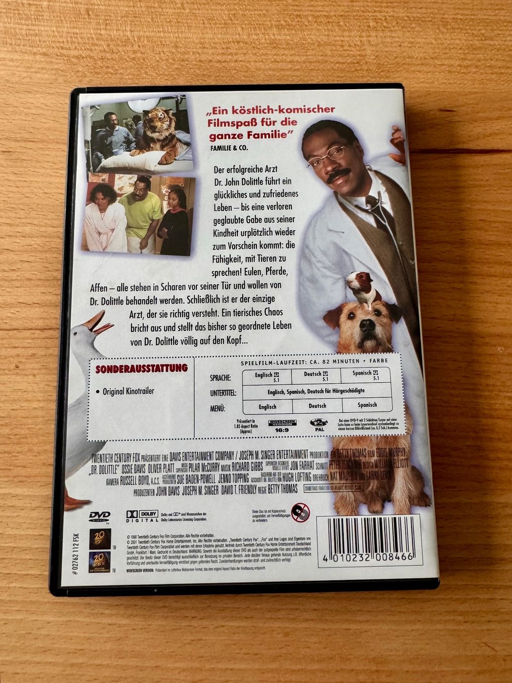Tutti i DVDs: DVD - Dr. Dolittle – Usato da Gersau venduto da walin_6442 2