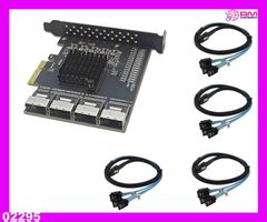 PCI-E To MINI SAS SFF-8087 Adapter 16 Port SATA 3.0 6Gbps SS