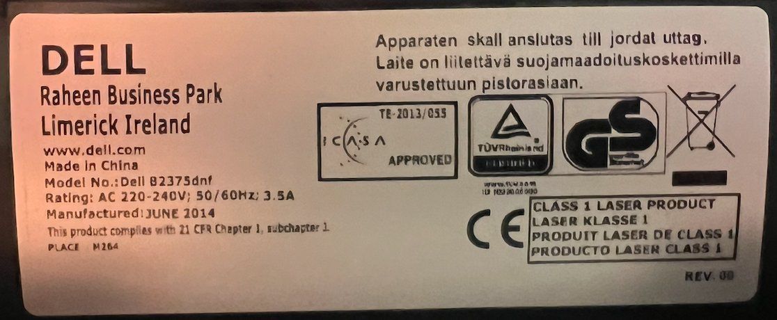 Dell Stampanti: Dell B2375dnf Mono Multifunction Laser Printer – Usato da Wisen venduto da Tukta08 5