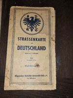 ADAC Strassenkarte Deutschland 1951, Rarität 