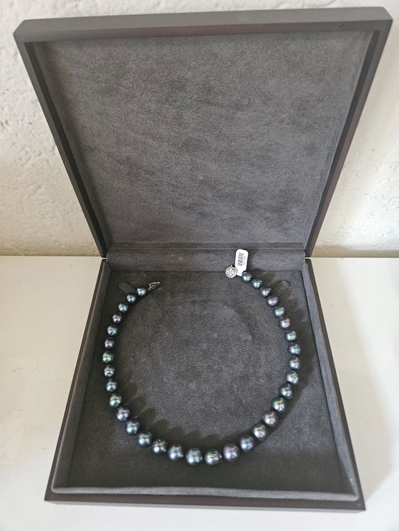 Perlenkette Halskette Kette Perlen Collier Weiß