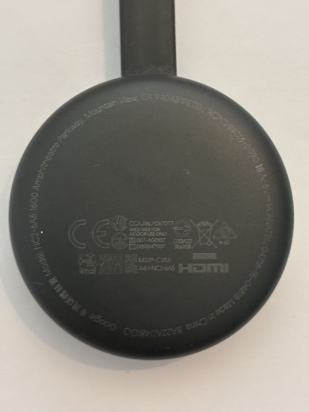 Google Audio- & Mediensysteme: Google Chromecast 2. Generation NC2-6A5 mit Netzteil – Gebraucht aus Adliswil von CeeJay72 2
