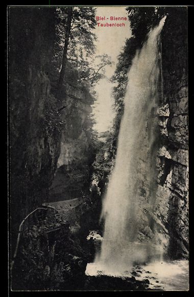 Cartes postales: AK Biel, Taubenloch – D'occasion à Berlin par bartko-reher