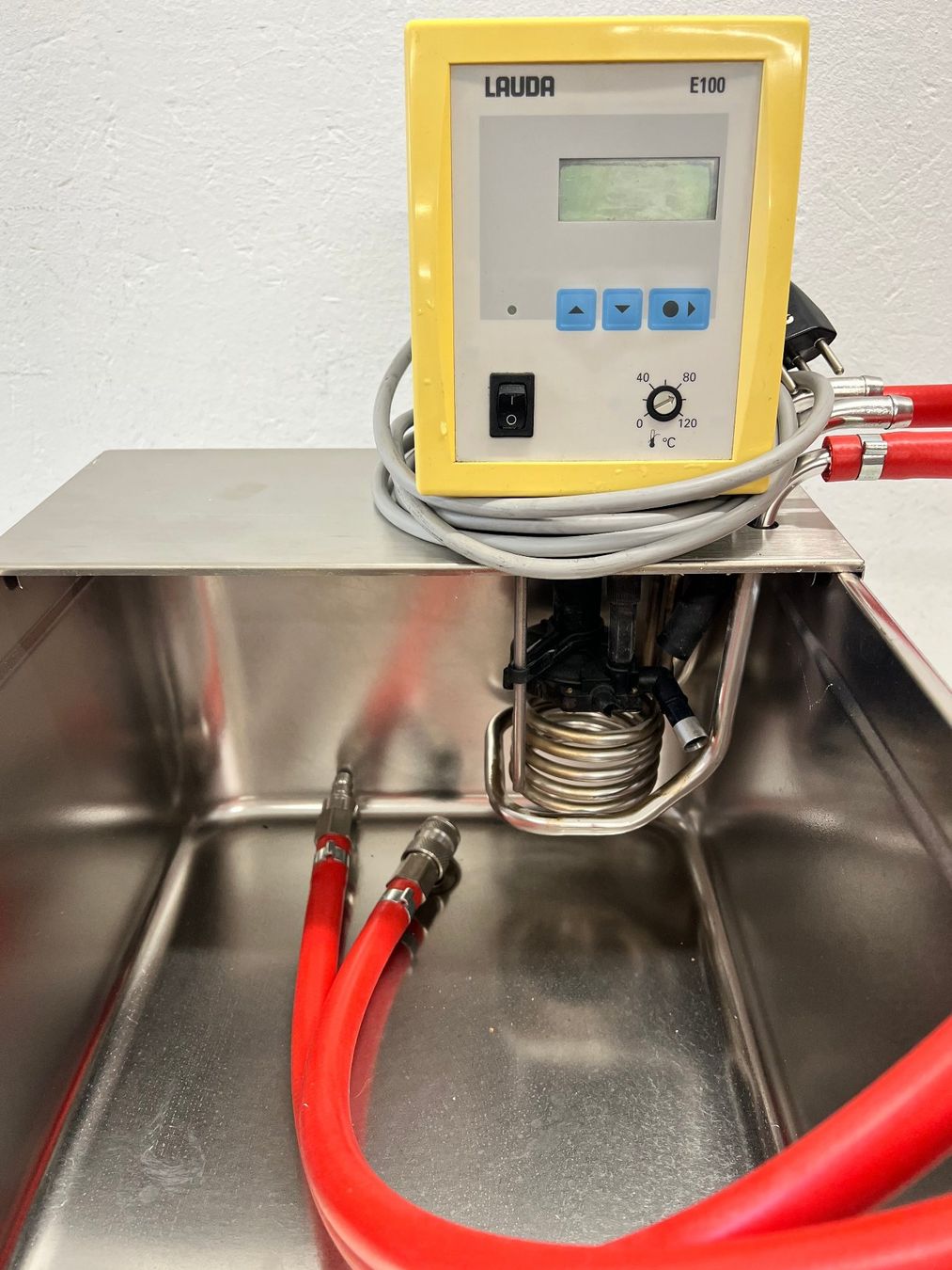 Laborzubehör: Lauda Eco E 25 Edelstahl-Heizbad mit Lauda E100 Thermostat – Gebraucht aus Niederdorf von LeptonAG_Labor 4