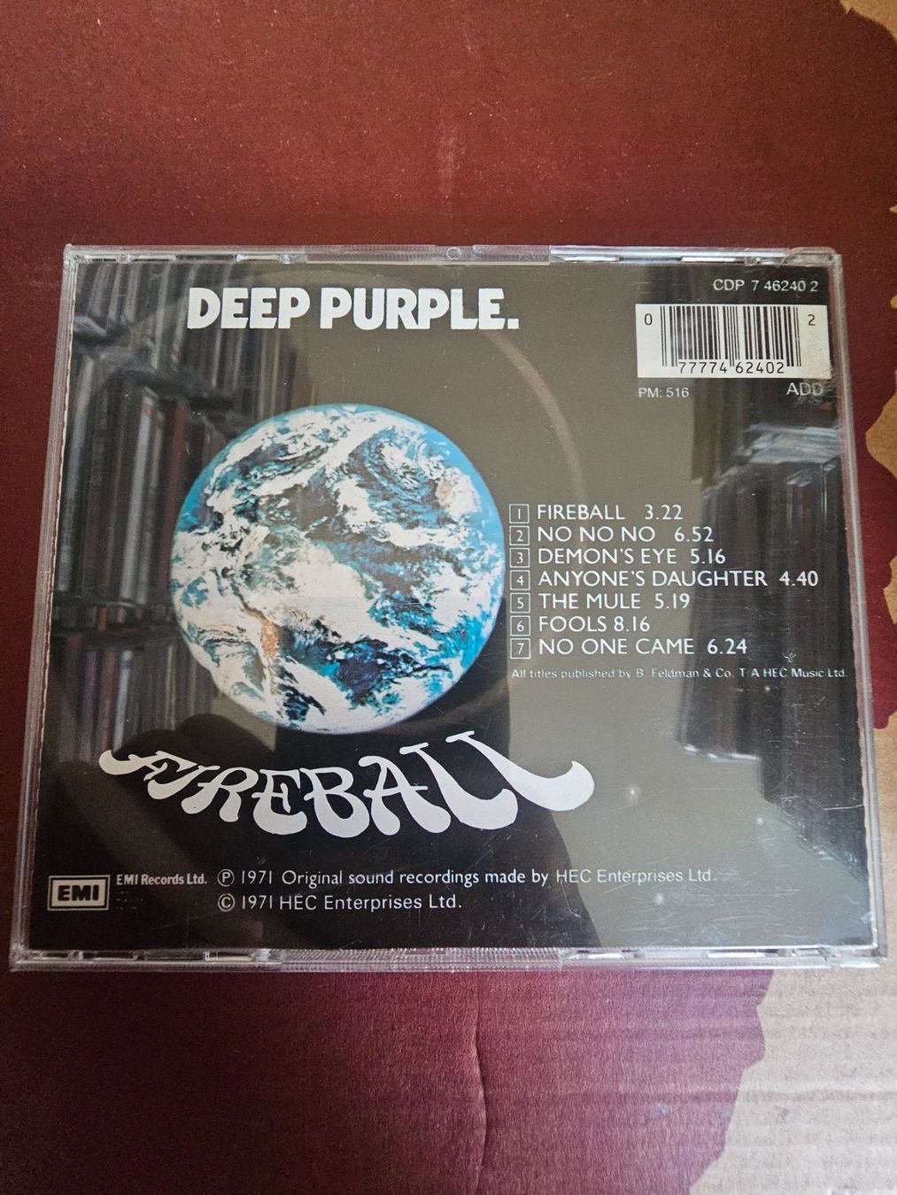 CD: CD - Deep Purple – Fireball (Classic Rock) – Usato da Biberist venduto da Foolio0 1