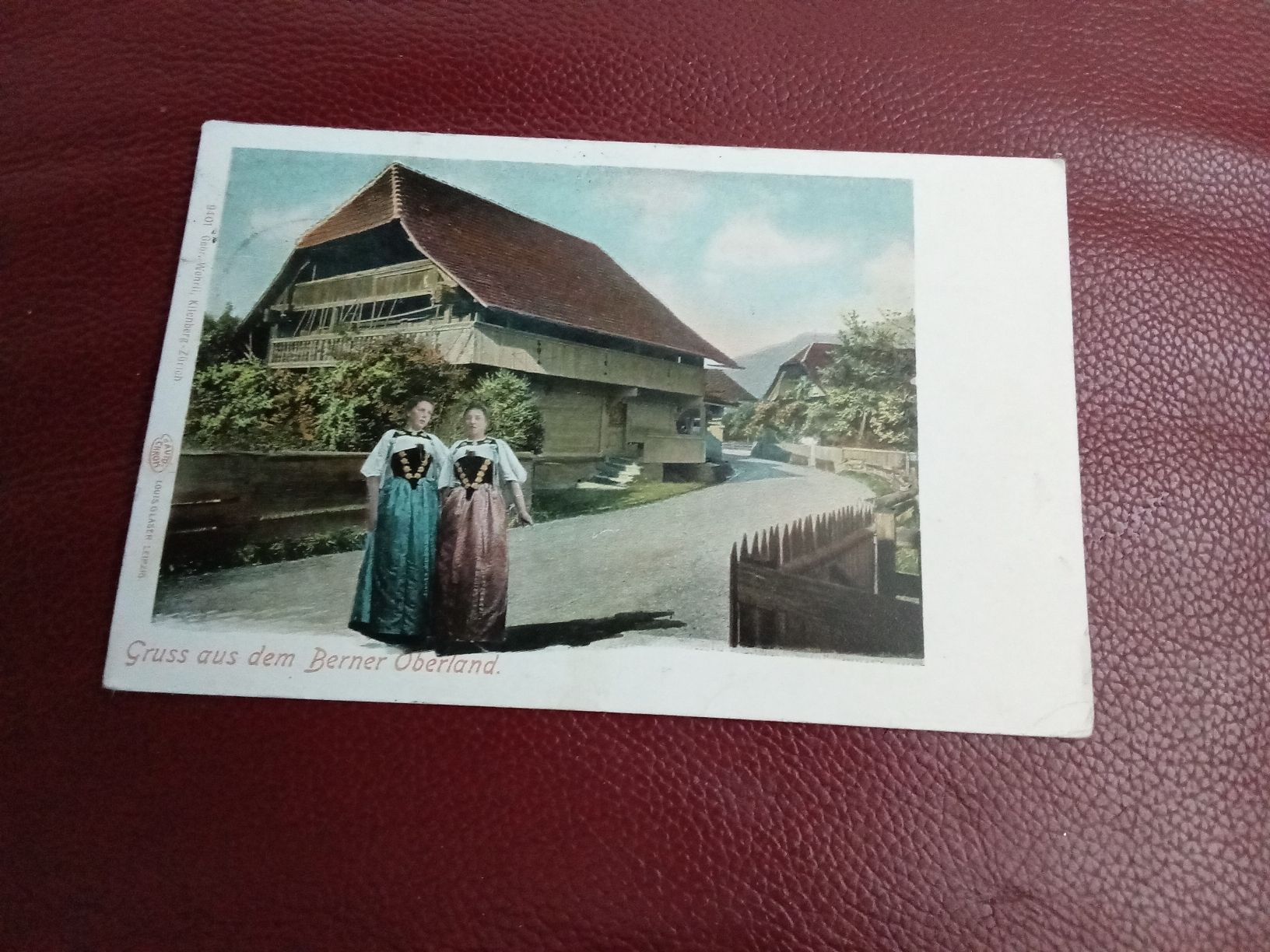 Cartoline postali: AK. GRUSS AUS DEM BERNER OBERLAND1908 – Usato da Muri BE venduto da Alk