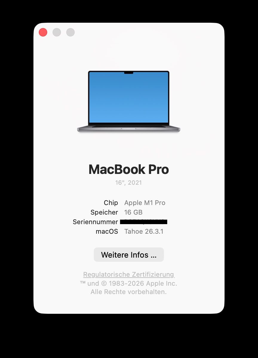 Apple Notebook: MacBook Pro M1 16" Display defekt – Difettoso da Kloten venduto da ric_lg52 4