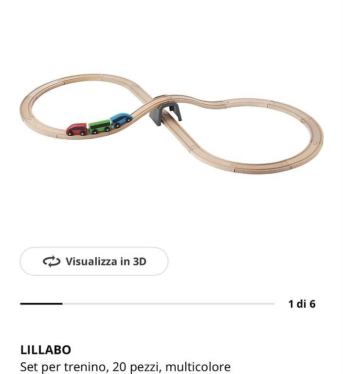 Giocattoli: Trenino Ikea legno nuovo – Usato da massagno venduto da sar_8cdn