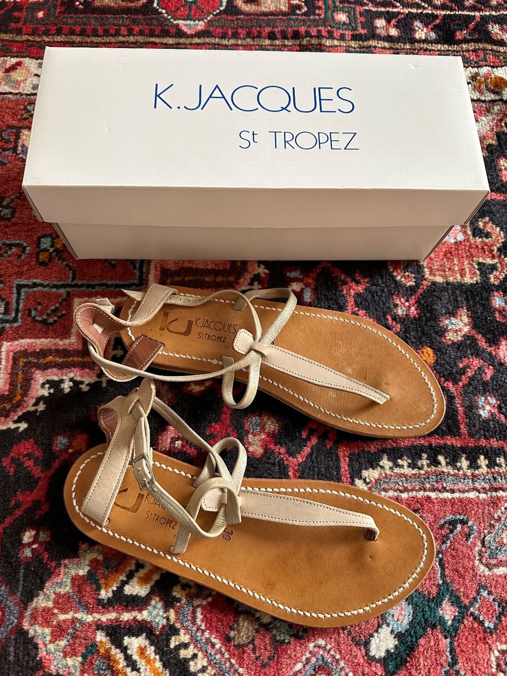 Damenschuhe: Sandales K. Jacques St Tropez – Gebraucht aus Schaan von bw608le