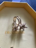 Swarovski Ring Doppel-Seestern-Design, top Zustand, OVP