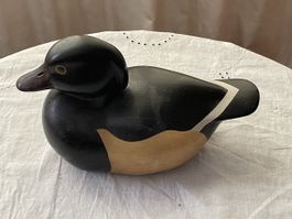 Steingut Ente Deko-Objekt, Handarbeit, Top Zustand 🪵🦆