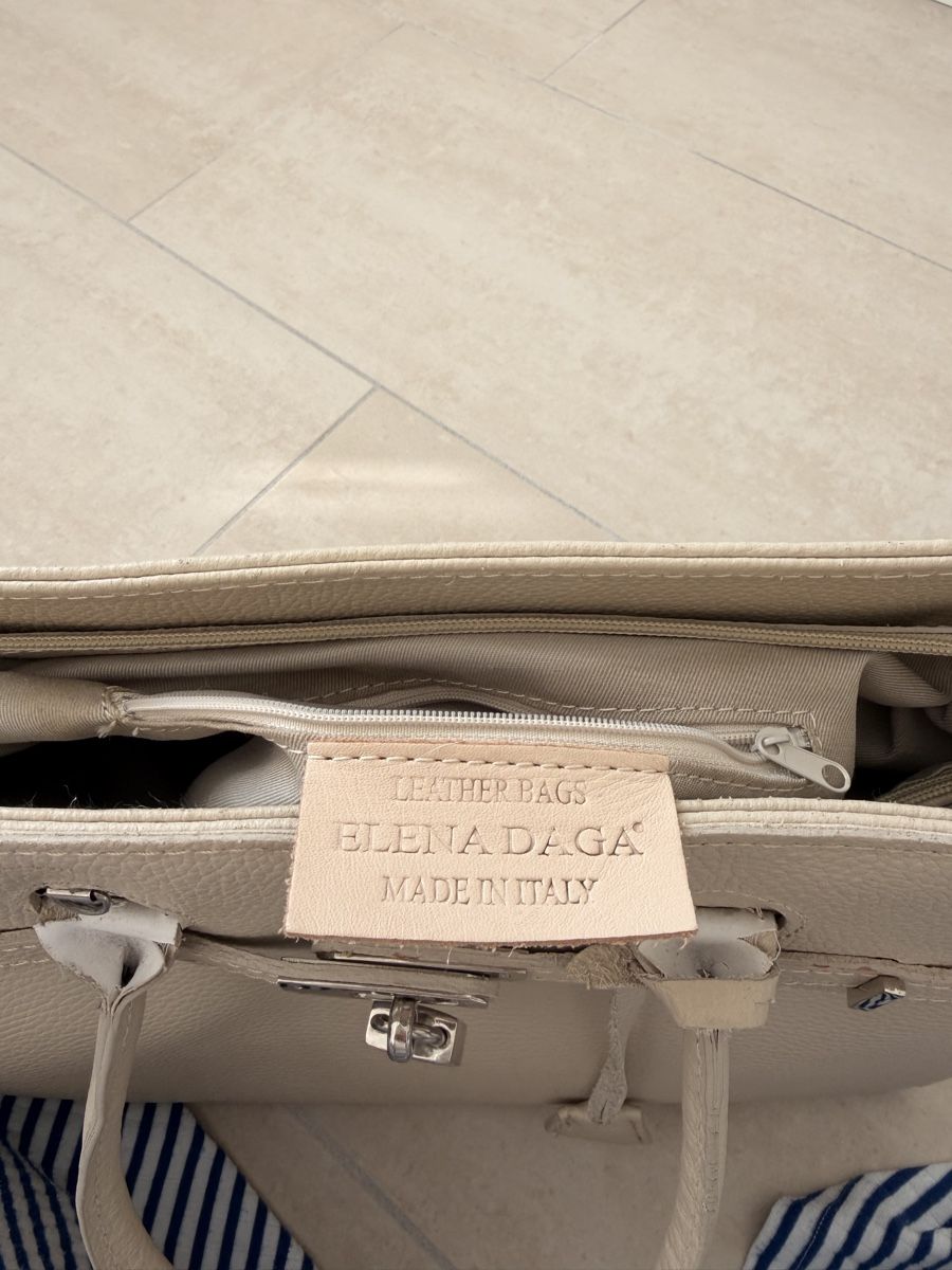 Borse: Elena Daga Leather Tote Bag – Usato da Bremgarten venduto da chi_l9q9 1