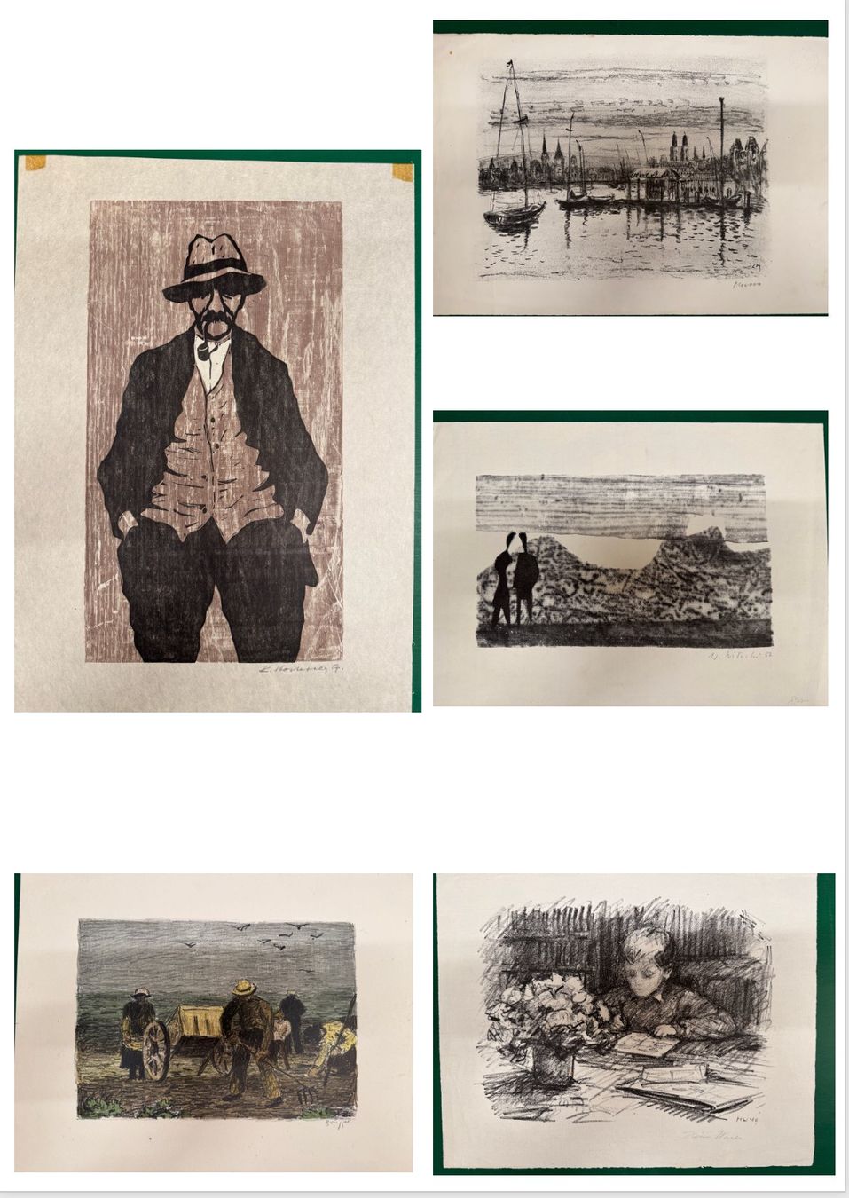 Arts picturaux & lithographies: Grosse Sammlung von Bildern vorwiegend Lithografien – D'occasion à Burgdorf par be284777 7