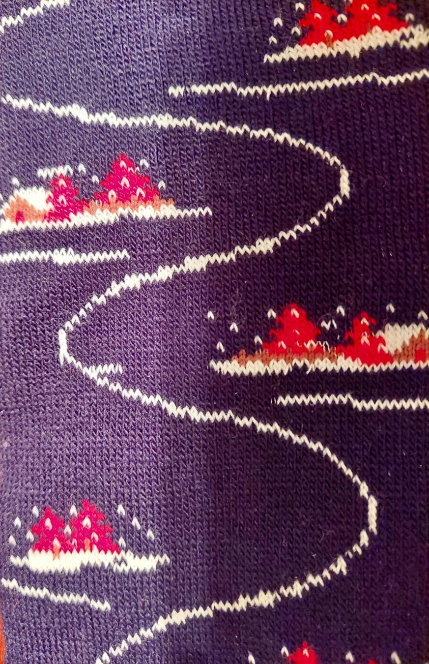 Calze: Socken mit Wintermotiv – Nuovo (secondo la descrizione) da Basel venduto da shirley_gold 1