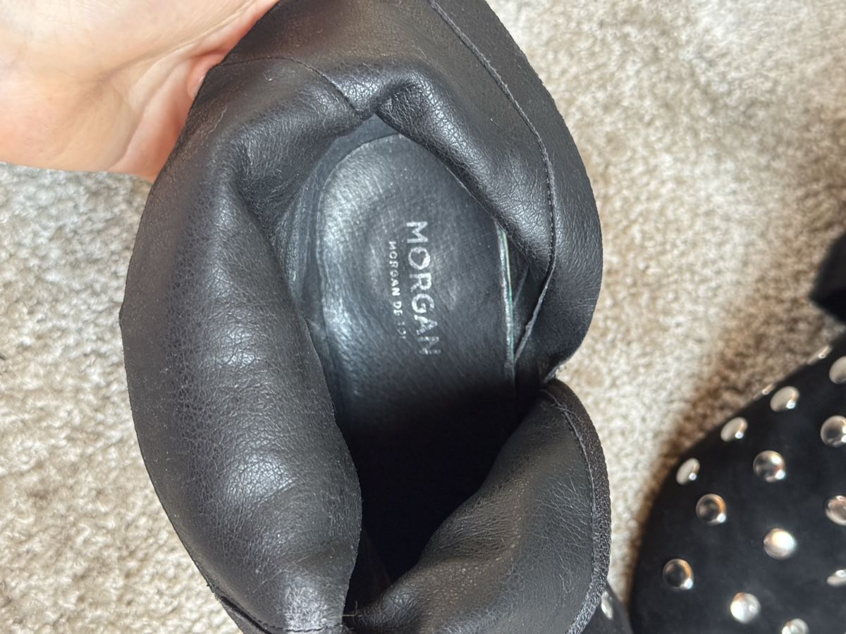 Morgan Scarpe da donna: Bottines Morgan velours noir cloutées T40 – Usato da Vuippens venduto da Anna_as 5