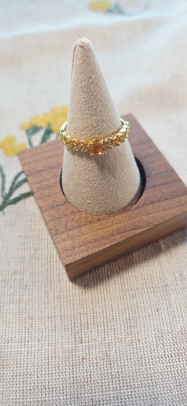 Anelli: NEW - S925 Citrine Ring (Adjustable) – Nuovo (secondo la descrizione) da Zürich venduto da cin_wcf6 5