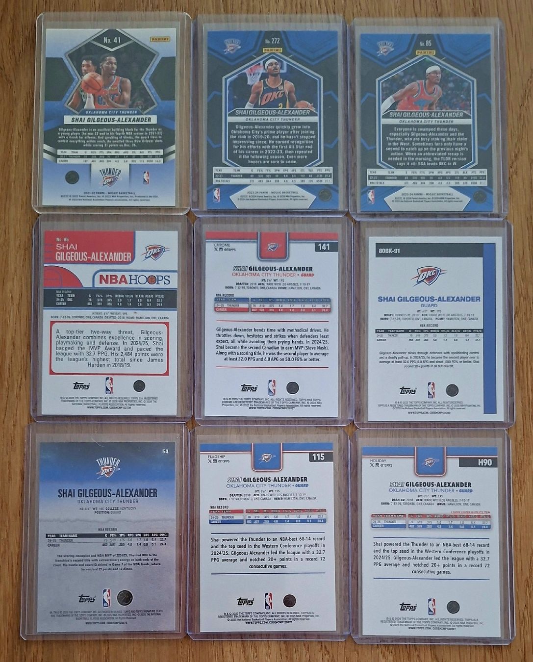 Cartoline: SGA NBA cards lot OKC Thunder – Nuovo (secondo la descrizione) da Vallorbe venduto da ant_75wx 1