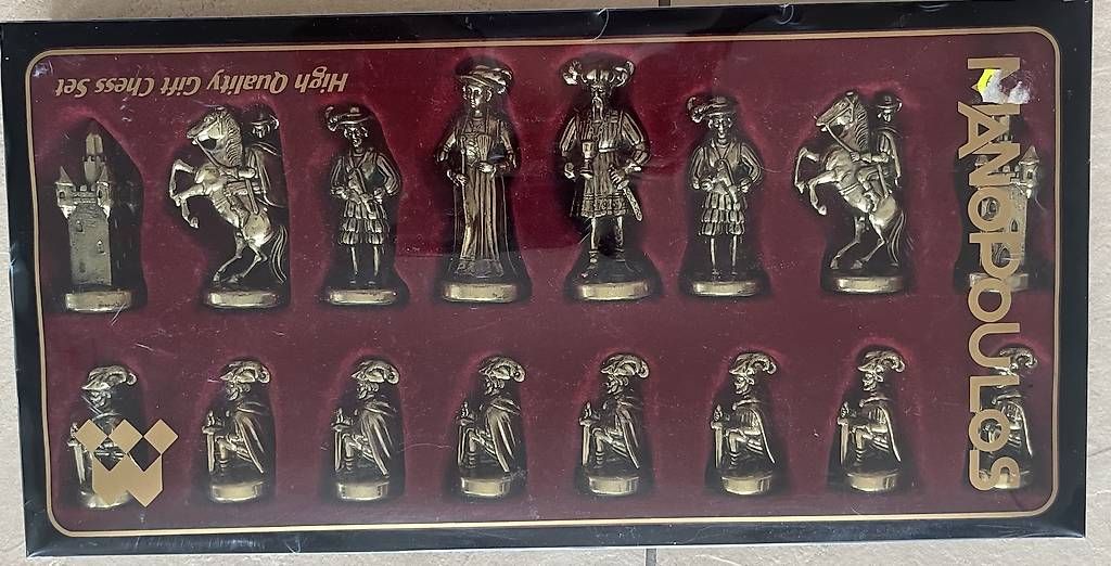 Giochi: Schachfiguren Manopoulos, Komplett mit Originalboxen – Usato da Richterswil venduto da noa_q7yd 4