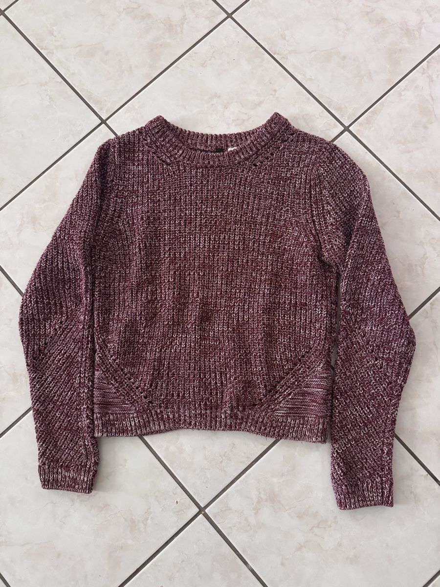 Maglioni & Felpe: Pull Divided Taille S Bordeaux/Crème - Parfait état! – Nuovo (secondo la descrizione) da Meyrin venduto da cak_5np9