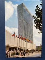 Vintage Ansichtskarte: UNO-Gebäude New York, Top Zustand!