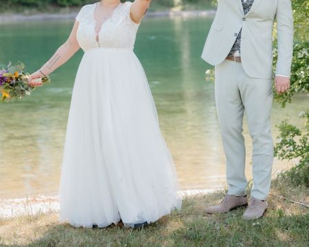 Hochzeitskleid gr. 44 / XXL