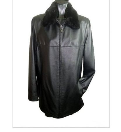 Lederjacke von CANDA, schwarz, Gr. 40