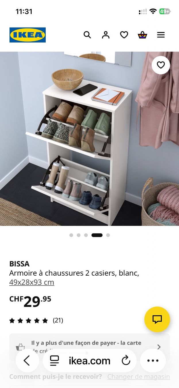 Ikea Armadi: meuble à chaussures – Nuovo (secondo la descrizione) da Marchissy venduto da Sarah1404 1