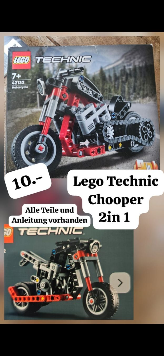 Lego Baukästen: Lego Technic Chooper 2in1 – Gebraucht aus Kradolf von MaryD7
