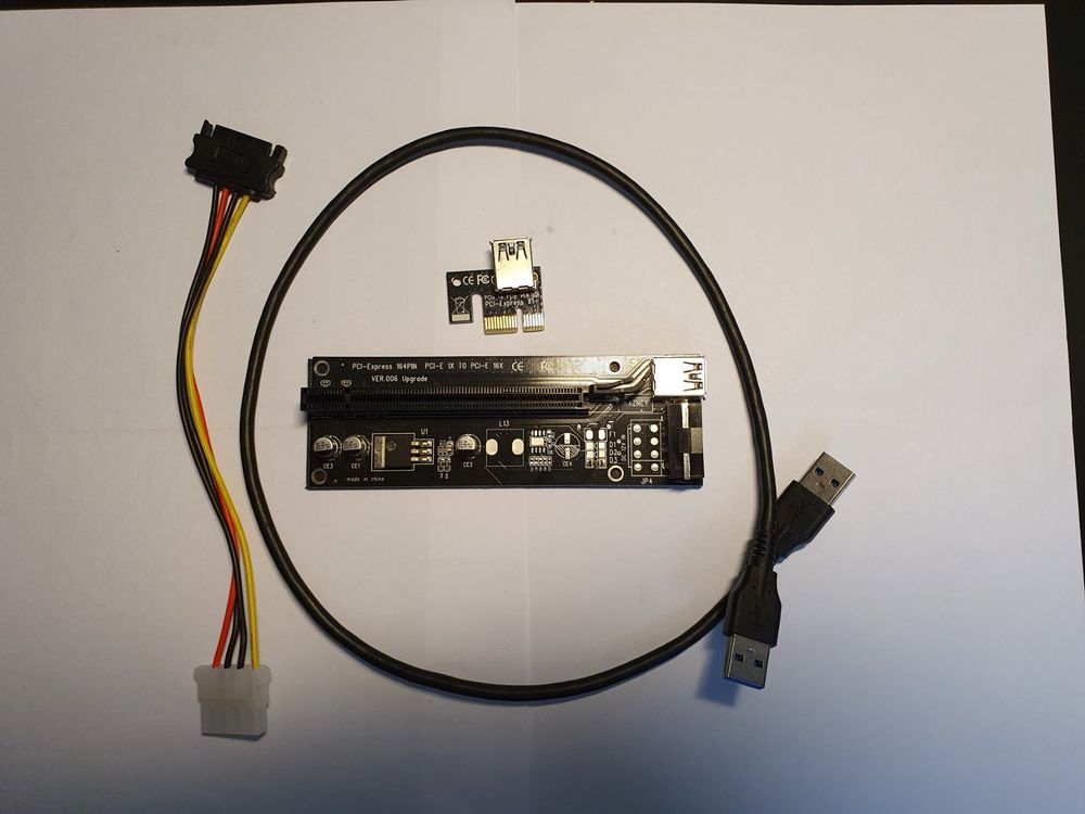PCs: PCI Riser 1x auf 16x – D'occasion à Jonen par Nbs2000