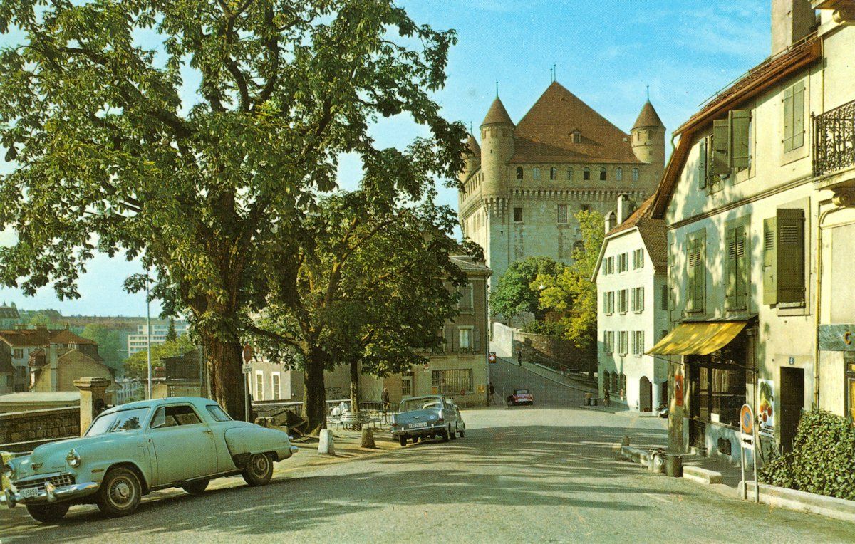 Ansichtskarten: Lausanne - Le Château – Gebraucht aus Chavornay von SupraSenna