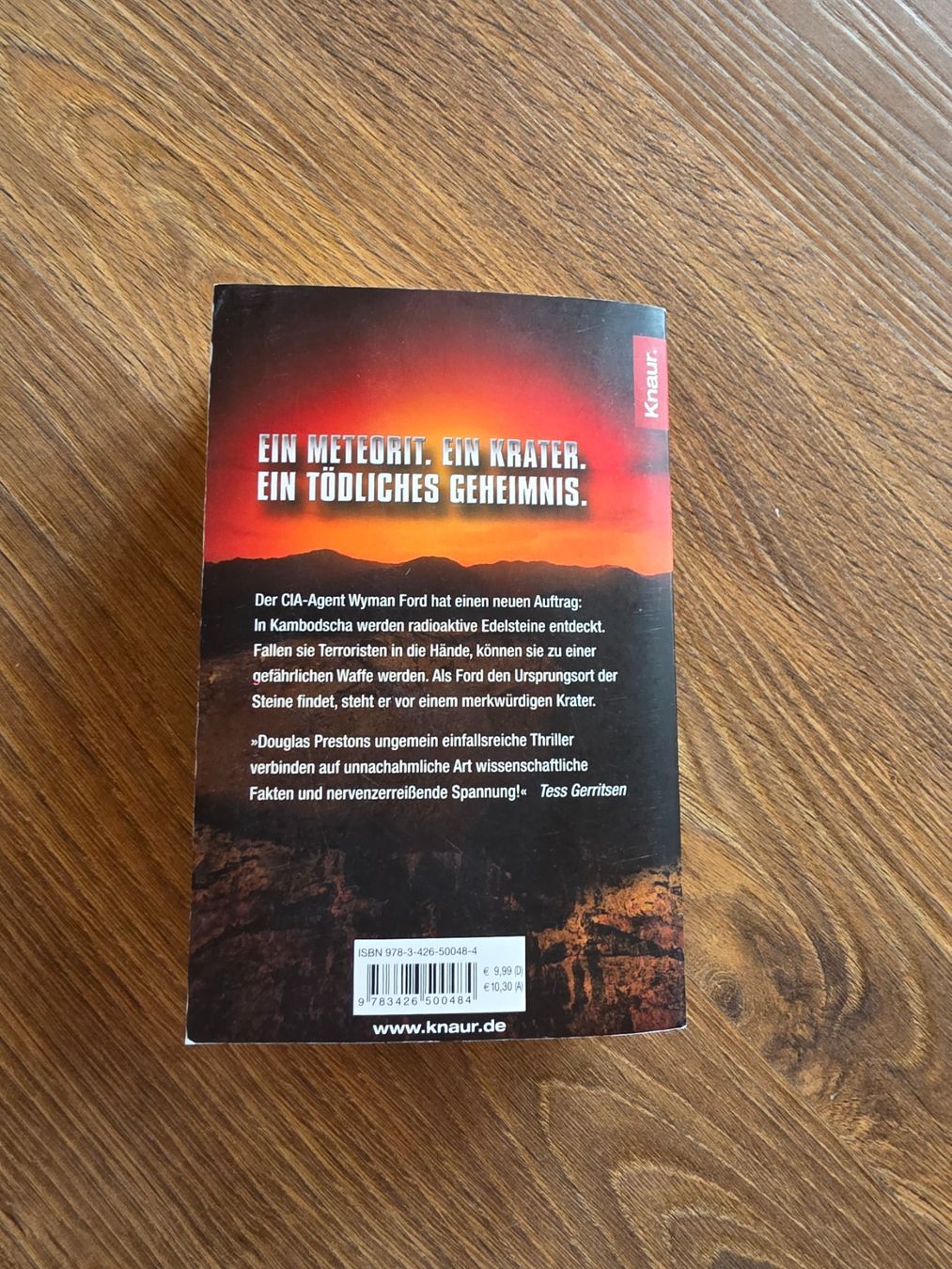 Libri: Roman "Der Krater" D. Preston - neuwertig – Nuovo (secondo la descrizione) da Nebikon venduto da Japostyle 1