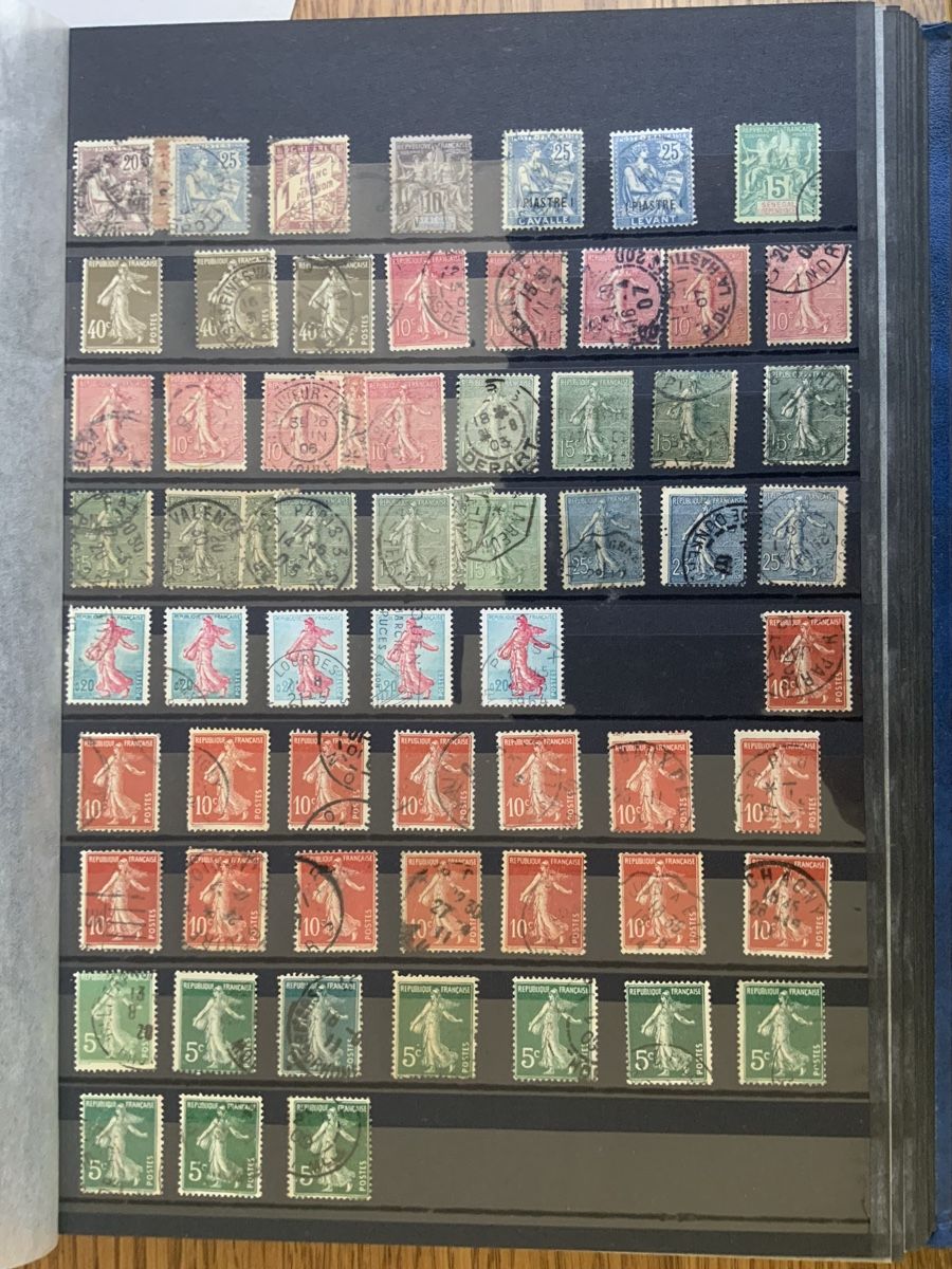 Alle Briefmarken: Frankreich Briefmarken – Gebraucht aus Binningen von chr_cr5n 4
