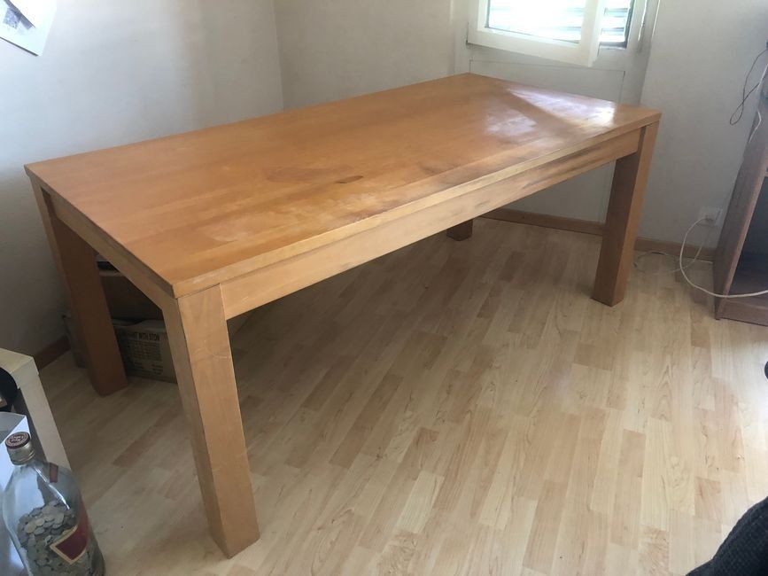 Tavoli: Massiver Holztisch, Esstisch Buche, – Usato da Netstal venduto da invest95 1