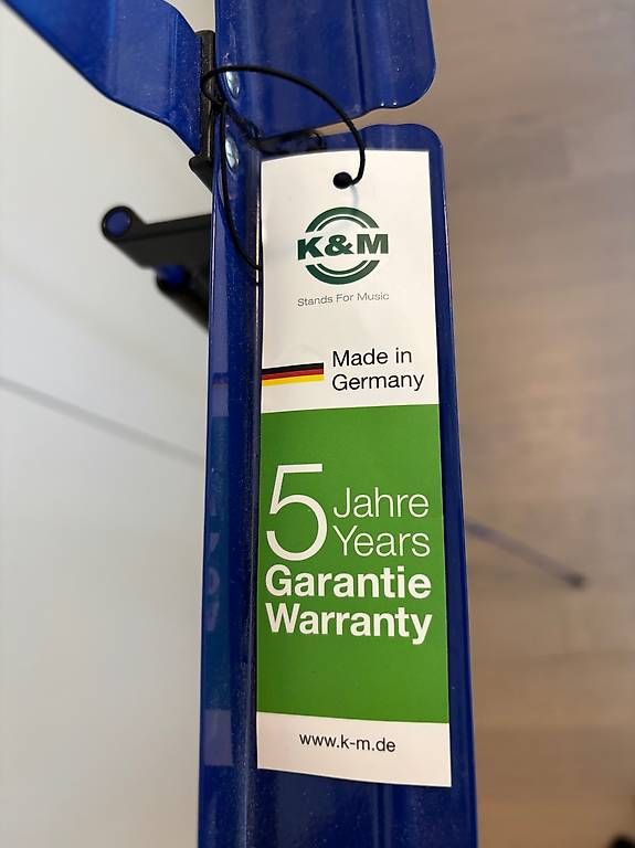 König & Meyer Supporti per strumenti musicali & leggii: K&M Notenständer blau, neuwertig – Usato da Zürich venduto da rem_8v6m 2