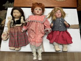 3 Puppen suchen neues Zuhause