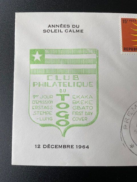 Tutti i francobolli: Ersttagsbrief Togo 12.12.1964 – Usato da Herisau venduto da ErWi9100 1