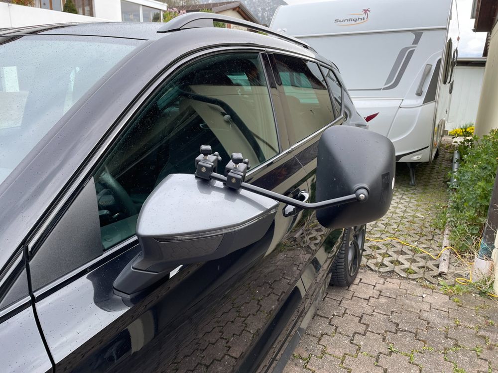 Miroir Caravan Milenco Aero 3 XL - Verre convexe 2 pièces